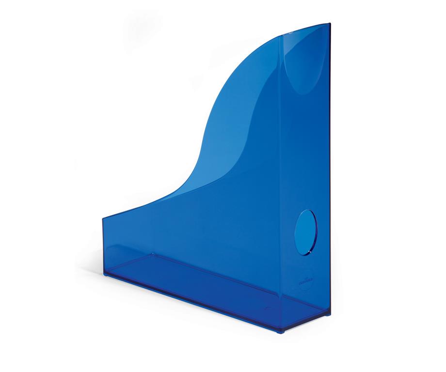 Durable Stojalo za revije BASIC prosojno modro