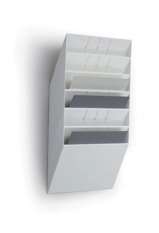 Durable Flexiboxx stenski 6 A4 ležeč bel