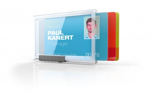 DURABLE Ovitek za magnetne kartice PUSHBOX