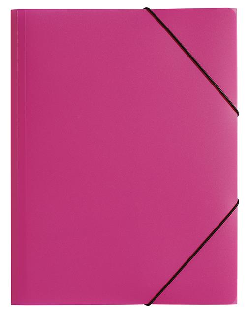 Pagna Mapa z zavihki in el. A4, roza