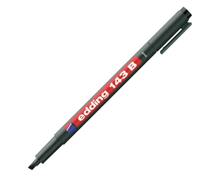 Edding OHP marker E-143, 1-3 mm, črn