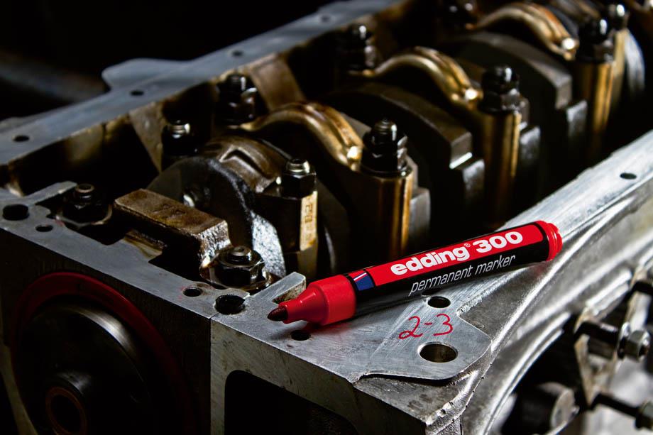 Edding Marker perm. E-300, okr. kon., oranžen