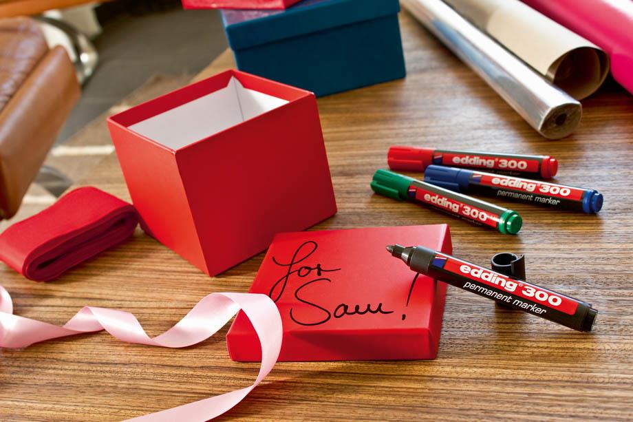 Edding Marker perm. E-300, okr. kon., rjav