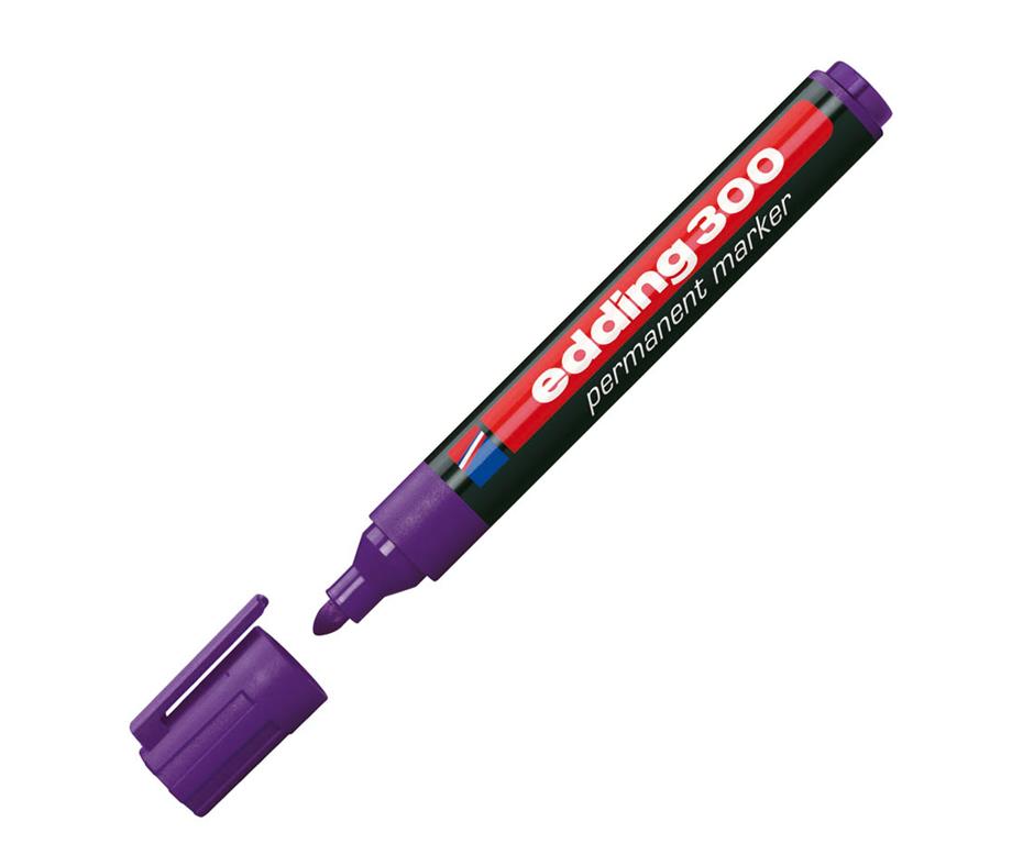 Edding Marker perm. E-300, okr. kon., vijoličen