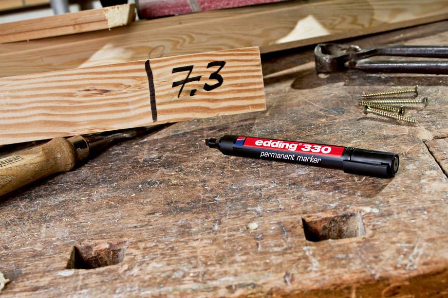 Edding Marker perm. E-330, rez. kon., sv. moder