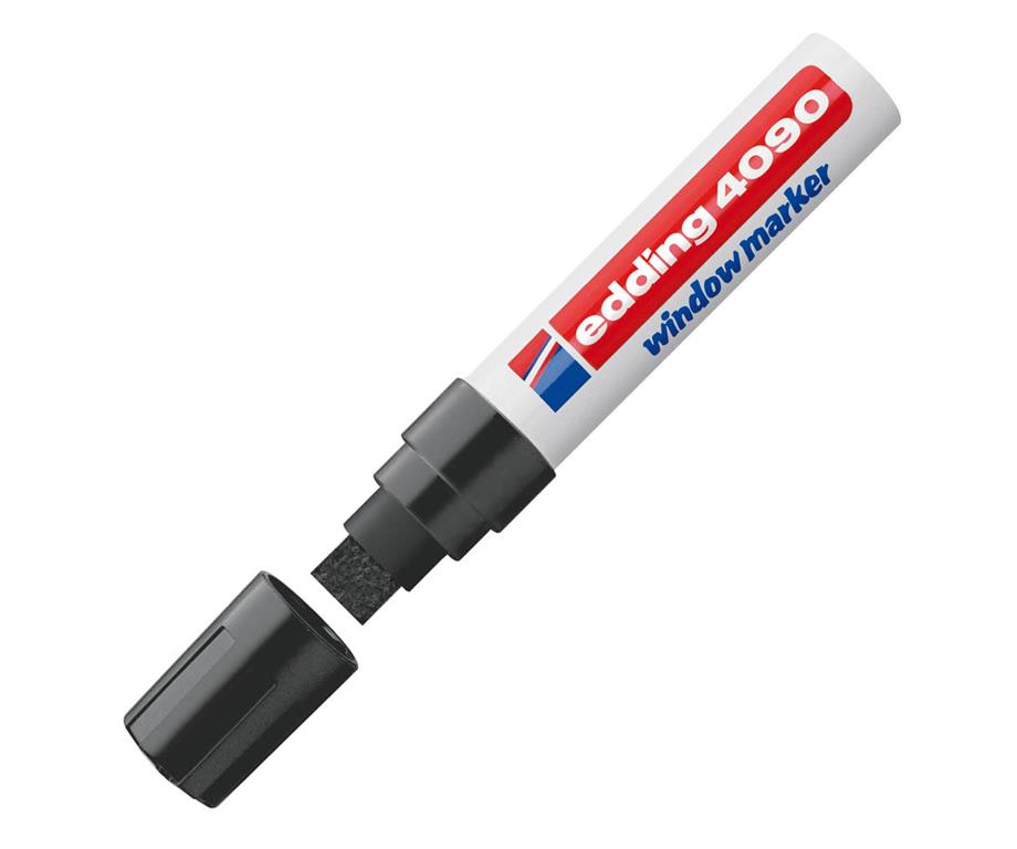 Edding Marker kredni E-4090, 4-15 mm, črn