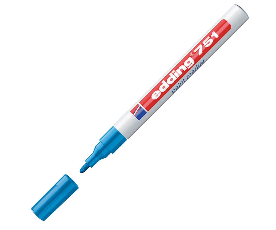 Edding Marker z lakom E-751, 1-2 mm, sv. moder