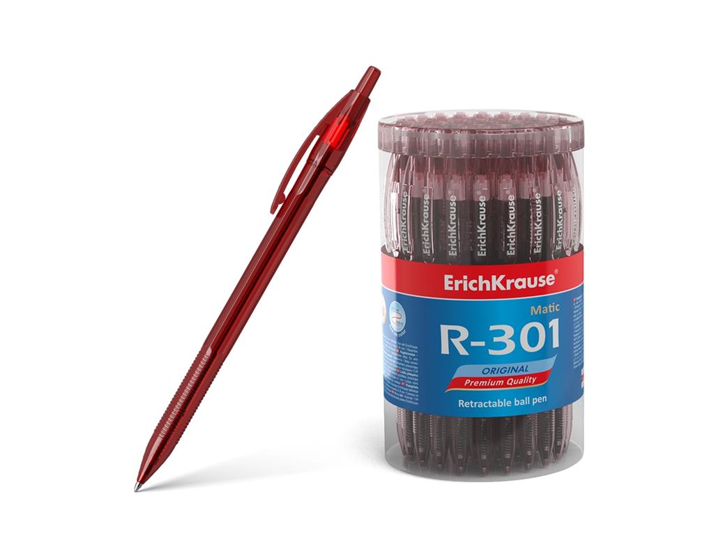 ErichKrause Kemični svinčnik R-301 0,7, rdeč