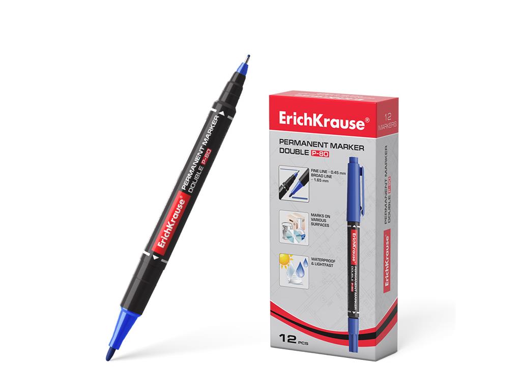 ErichKrause Dvostranski marker P-80, moder
