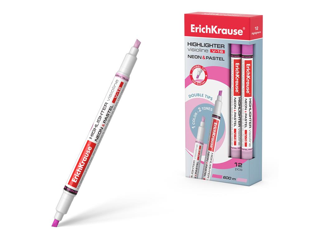 ErichKrause Označevalnik teksta Visioline V-16, roza