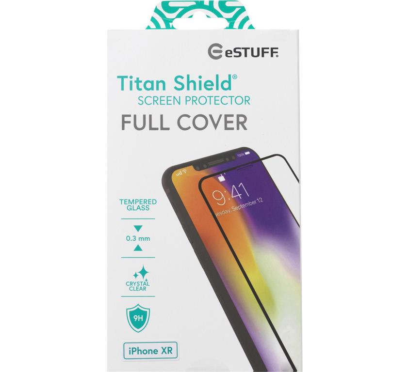 eSTUFF Zaščitno steklo za iPhone 11/XR s polnim
