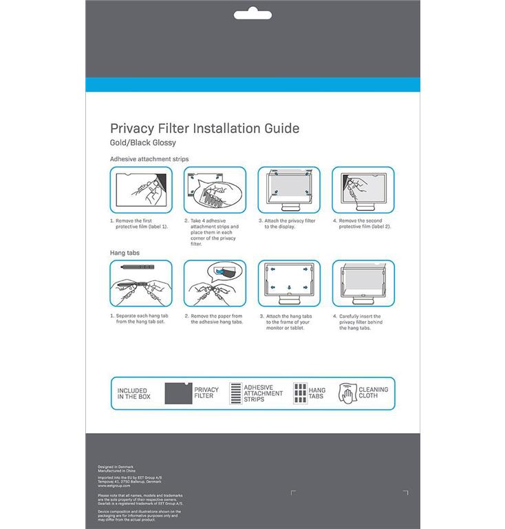 eSTUFF Filter zasebnosti zlati 12.1" 4:3