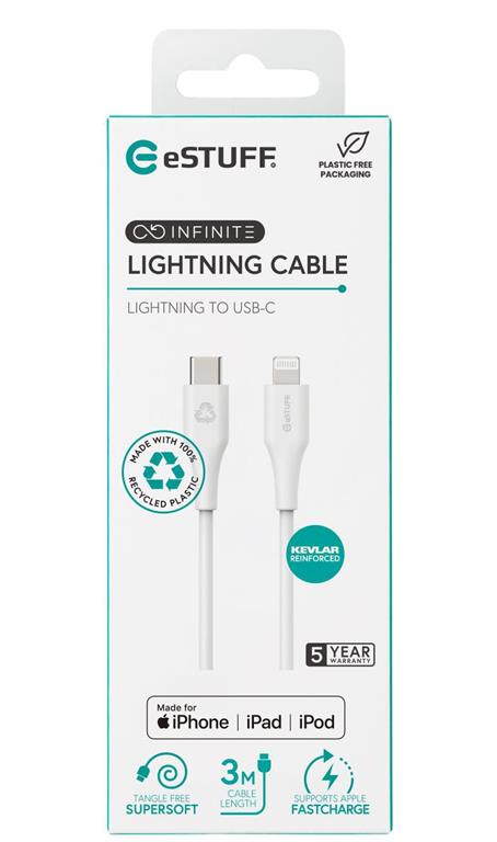 eSTUFF INFINITE Super Soft USB-C to Lightning