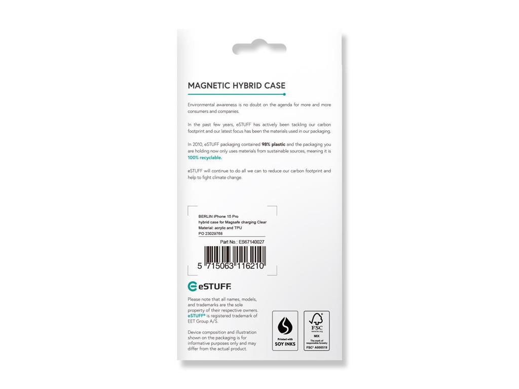 eSTUFF iPhone 15 Pro BERLIN Magnetni hibridni