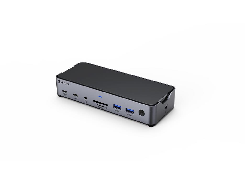 eSTUFF Trojna 4K USB-C docking postaja