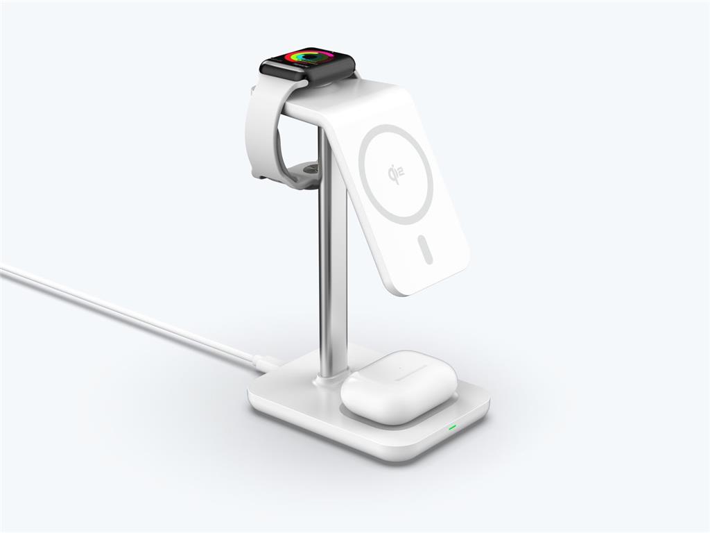 eSTUFF QI2 3-in-1 magnetni brezžični polnilec