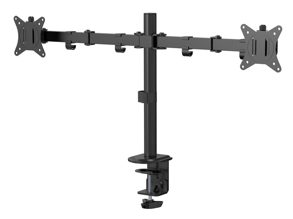 eSTUFF Dvojni namizni nosilec za monitor