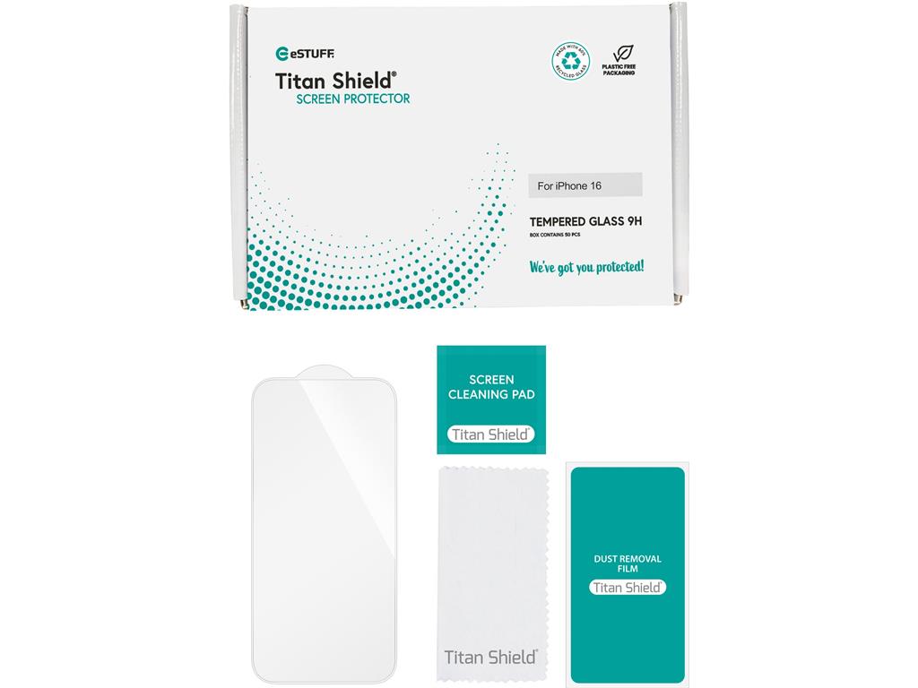 eSTUFF INFINITE iPhone 17 Pro prozorno steklo