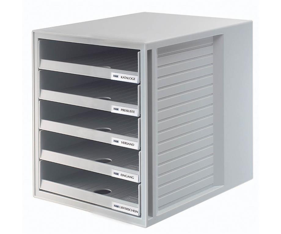 HAN Predalnik SYSTEM BOX odprt, siv