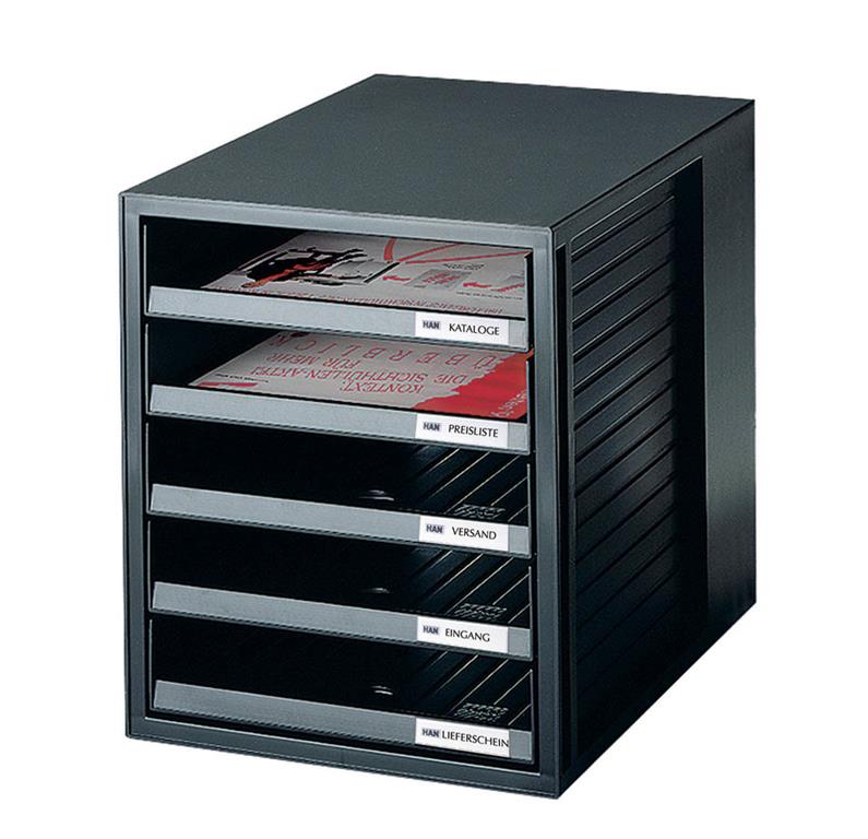 HAN Predalnik SYSTEM BOX odprt, črn