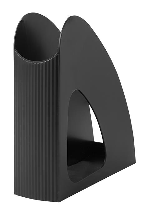 HAN Stojalo za revije Re-LOOP, črno