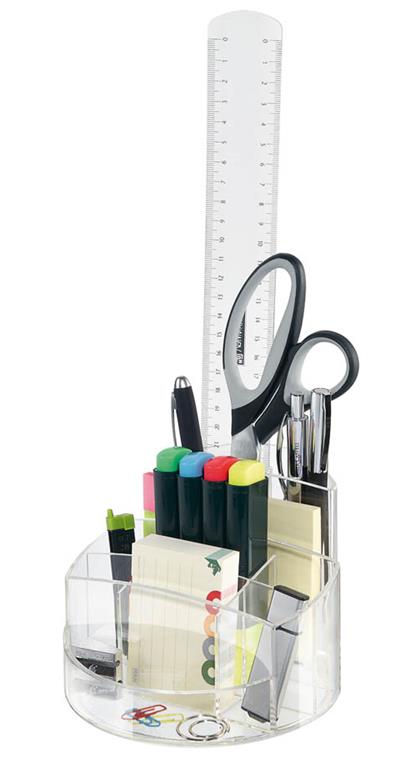 HAN Stojalo za pisala RONDO prozorno