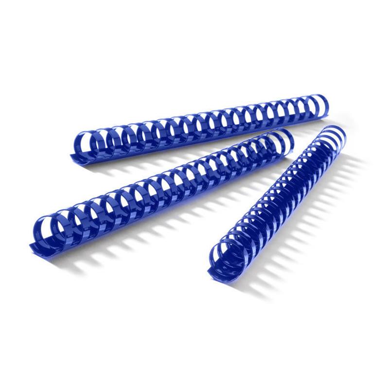 Klipko Spirale PVC 16 mm, modre, 100 kos
