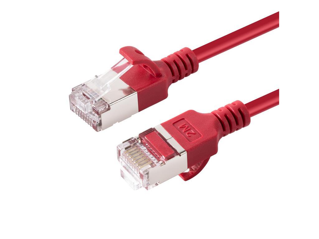 MicroConnect Kabel CAT6A U-FTP LSZH, 3m, Rdeč