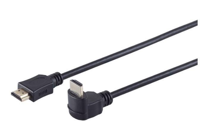 MicroConnect HDMI High Speed Kabel, 1,5m, kotni 270°