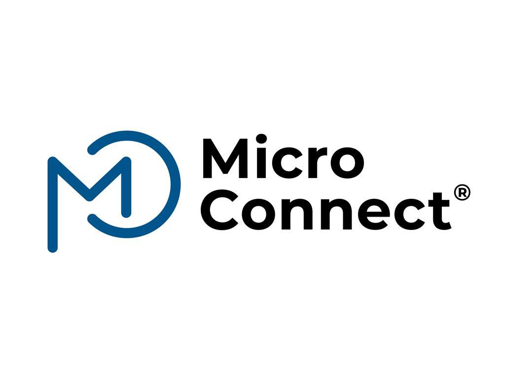 MicroConnect Coax M-F 7,5m Črn 75 Ohm