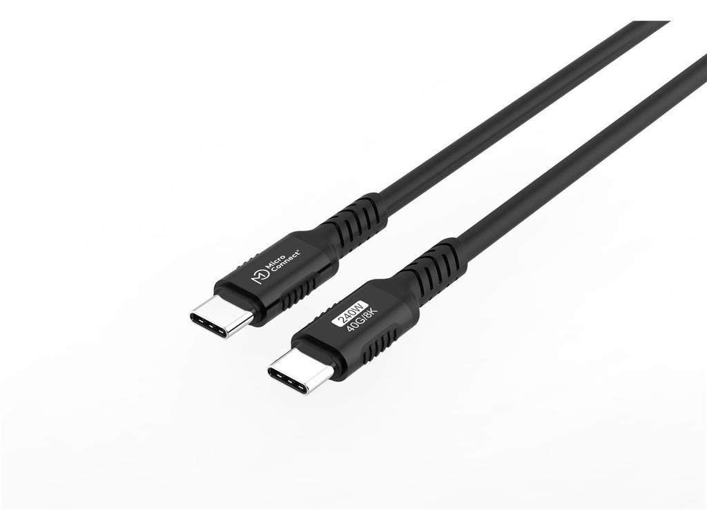 MicroConnect Premium USB4 Gen3x2 C-C kabel 1,5m