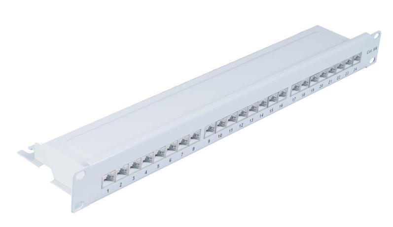 MicroConnect CAT6a 24 port 19" Patch Panel