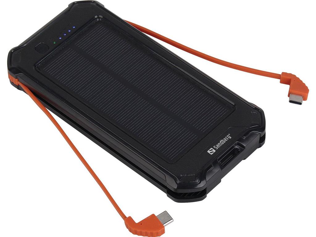 Sandberg 3v1 Solarni powerbank 10000