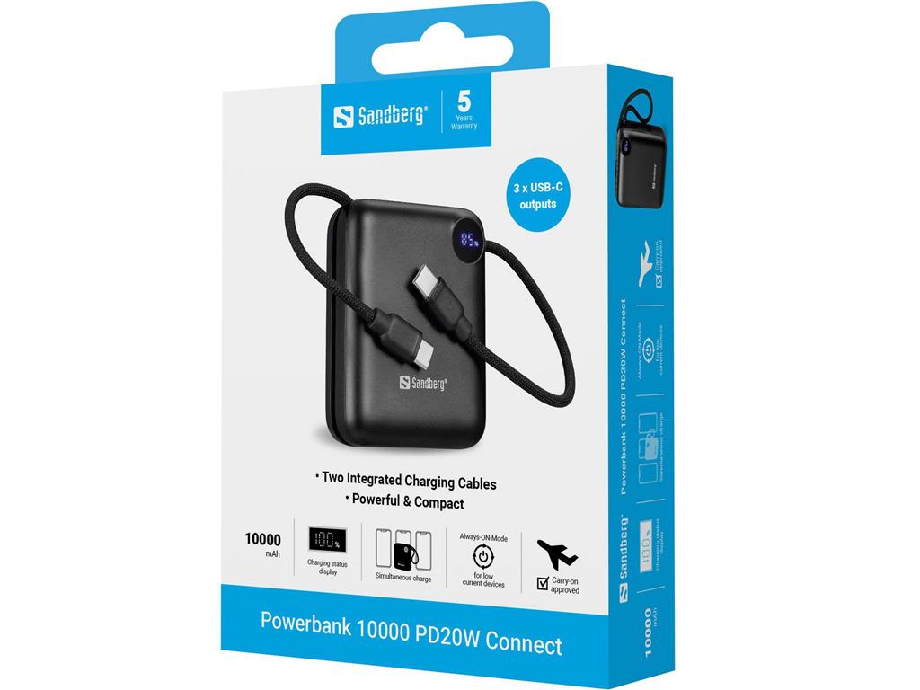 Sandberg Powerbank 10000 PD20W Connect