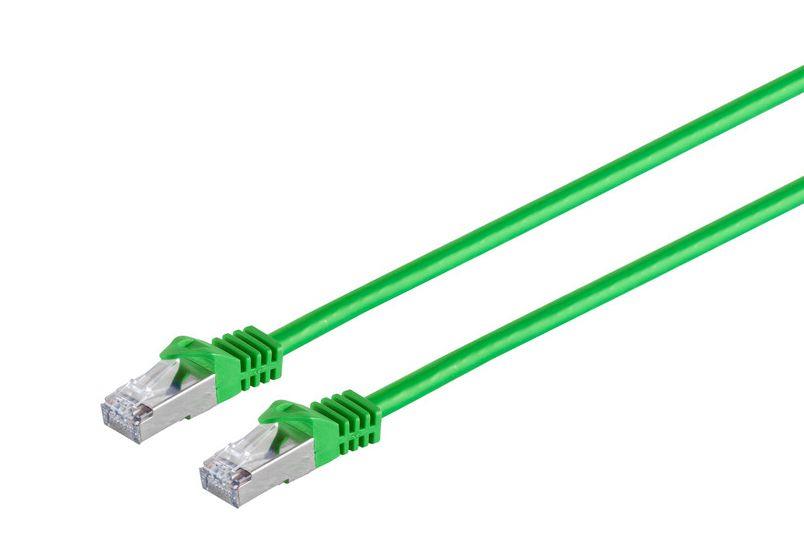 MicroConnect CAT7 S/FTP Omrežni Kabel 5m, Zelen