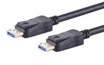 MicroConnect 8K DisplayPort 2.0 Kabel 2m Črn