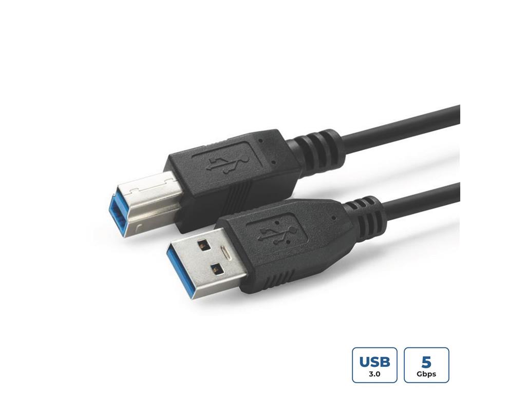 MicroConnect Kabel USB A-B 3.0, 5m
