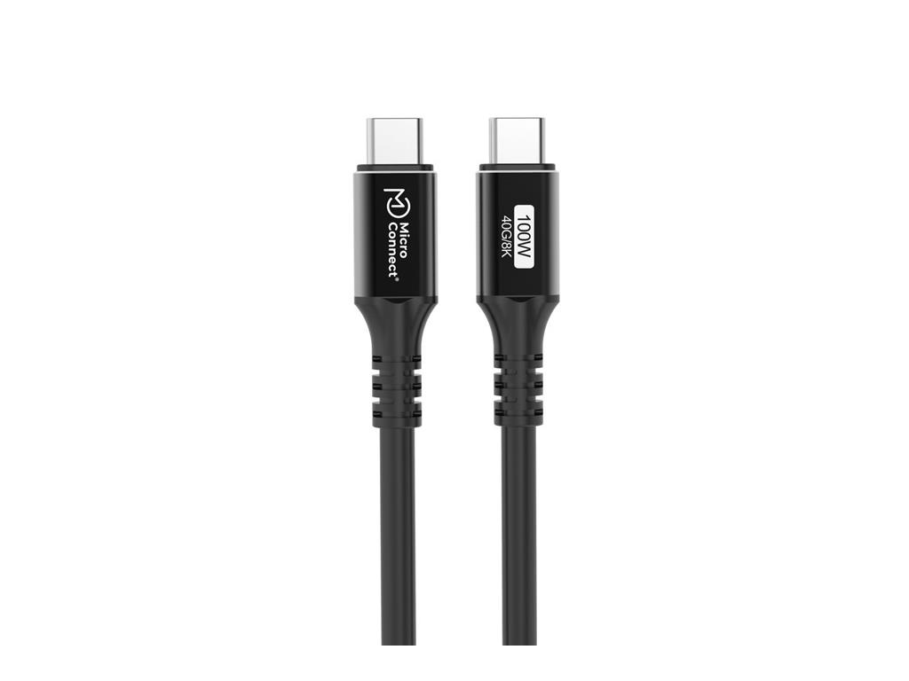 MicroConnect Premium kabel USB C-C USB4 Gen3x2 1,2m
