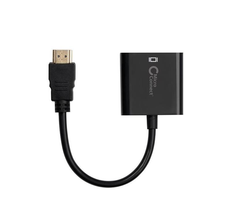 MicroConnect Adapter HDMI do VGA, 0,15m