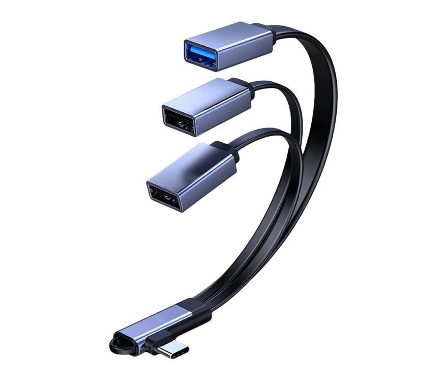 MicroConnect USB-C adapter na 3x USB-A