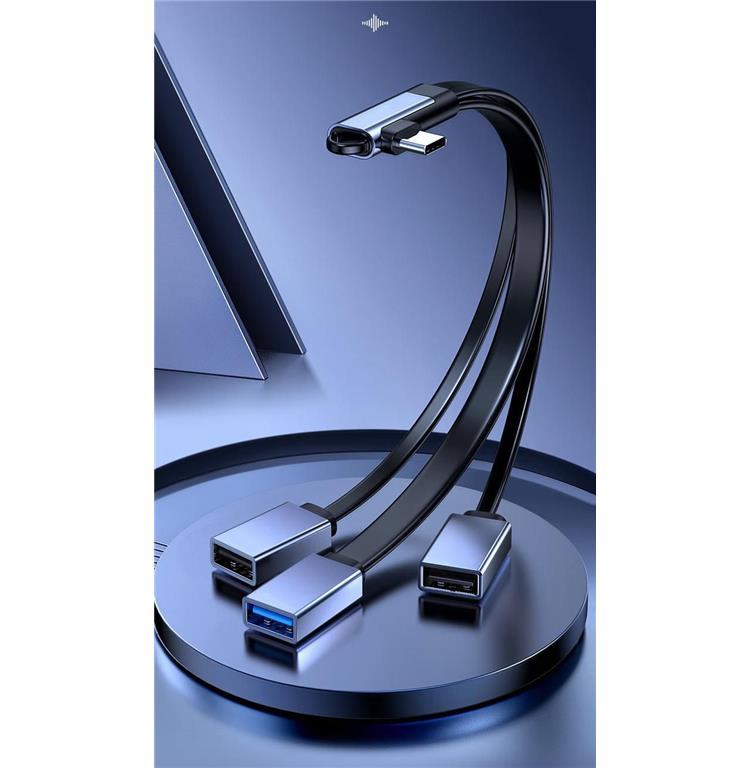 MicroConnect USB-C adapter na 3x USB-A