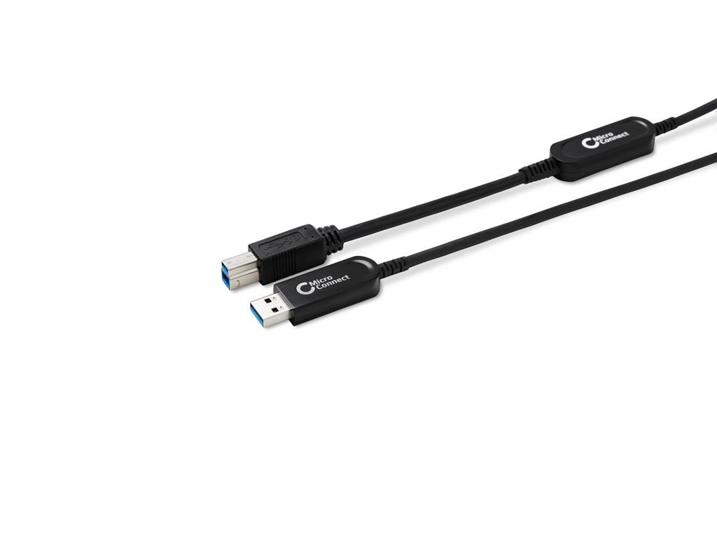 MicroConnect Optični kabel USB A-B 3.0, 30m