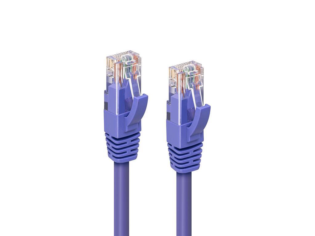 MicroConnect Kabel CAT6A UTP 10m Vijoličen LSZH
