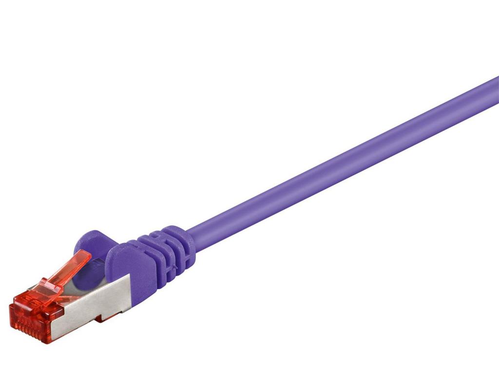 MicroConnect Kabel F/UTP CAT6 0.25m Vijoličen PVC