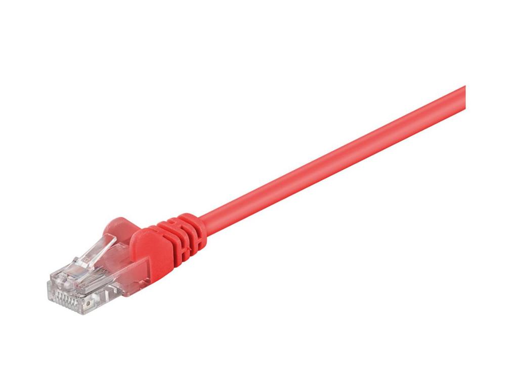 MicroConnect Kabel U/UTP CAT5e 15M Rdeč PVC
