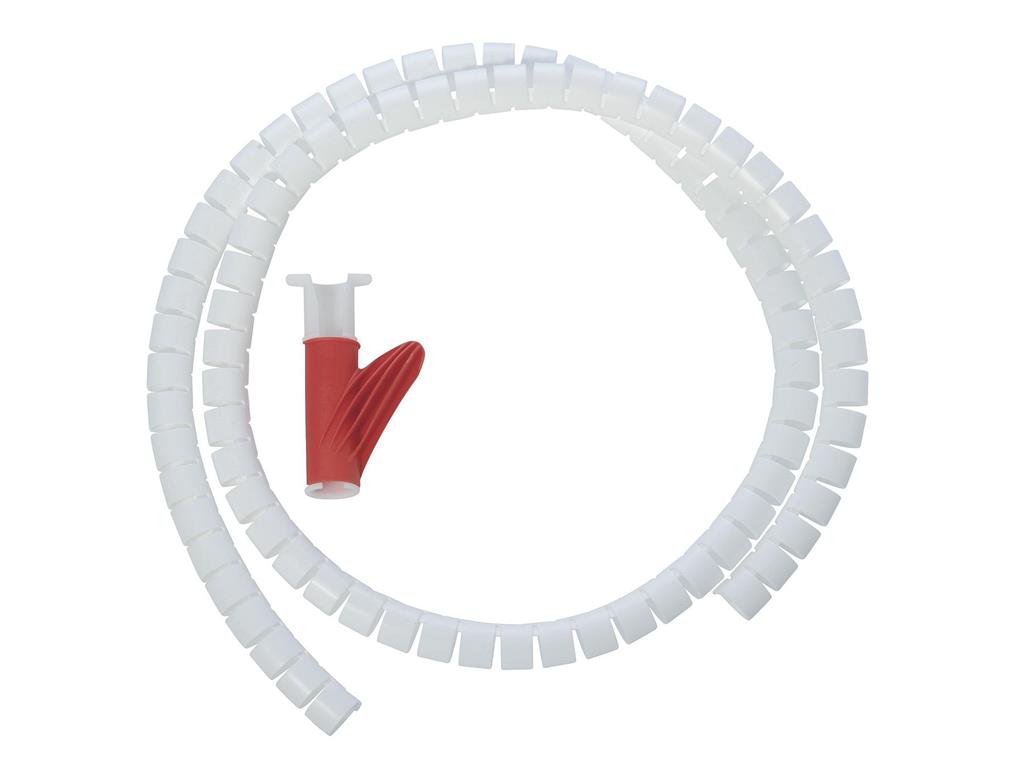 MicroConnect Ovoj za kable Cable Eater, bel, 20m