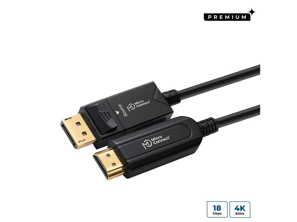 MicroConnect Kabel DisplayPort 1.4, 8K@60Hz, 25m