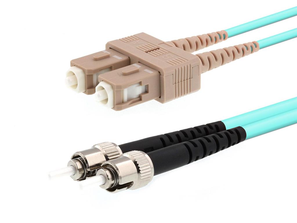 MicroConnect Patch Kabel - ST/UPC-SC/UPC 2m OM3