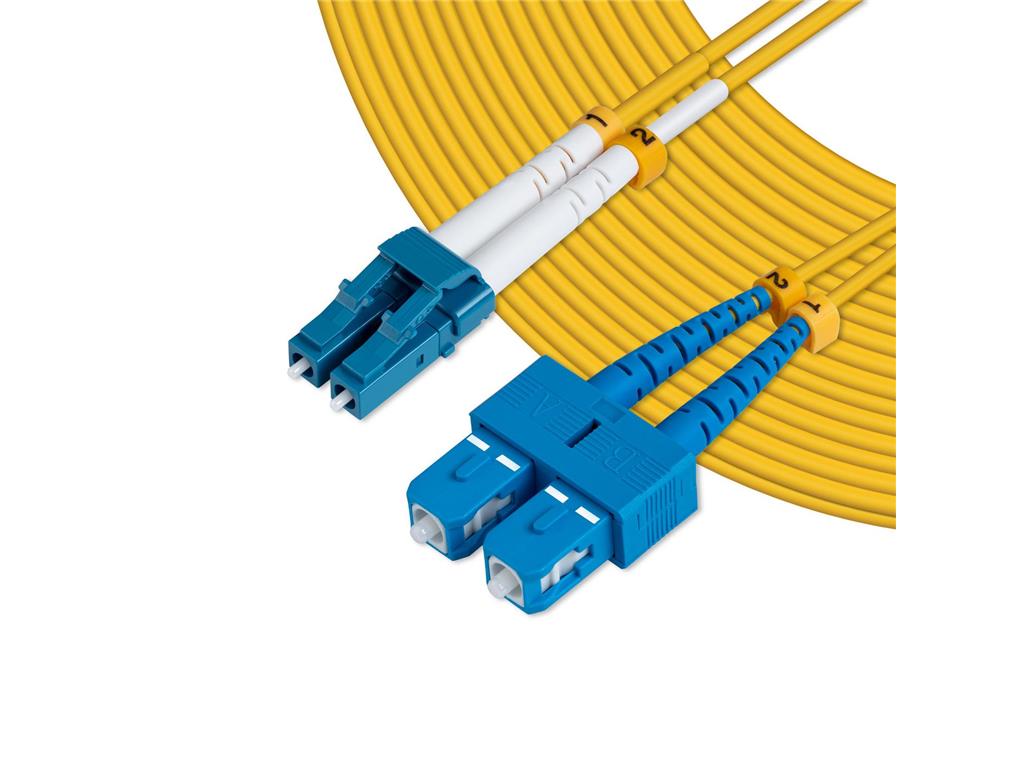 MicroConnect Patch Kabel - LC/UPC-SC/UPC 4m OS2