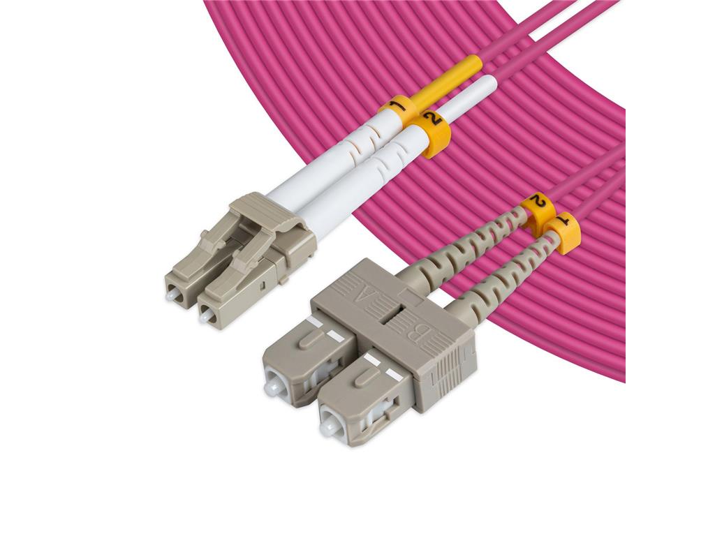 MicroConnect Patch Kabel - LC/UPC-SC/UPC 3m OM4